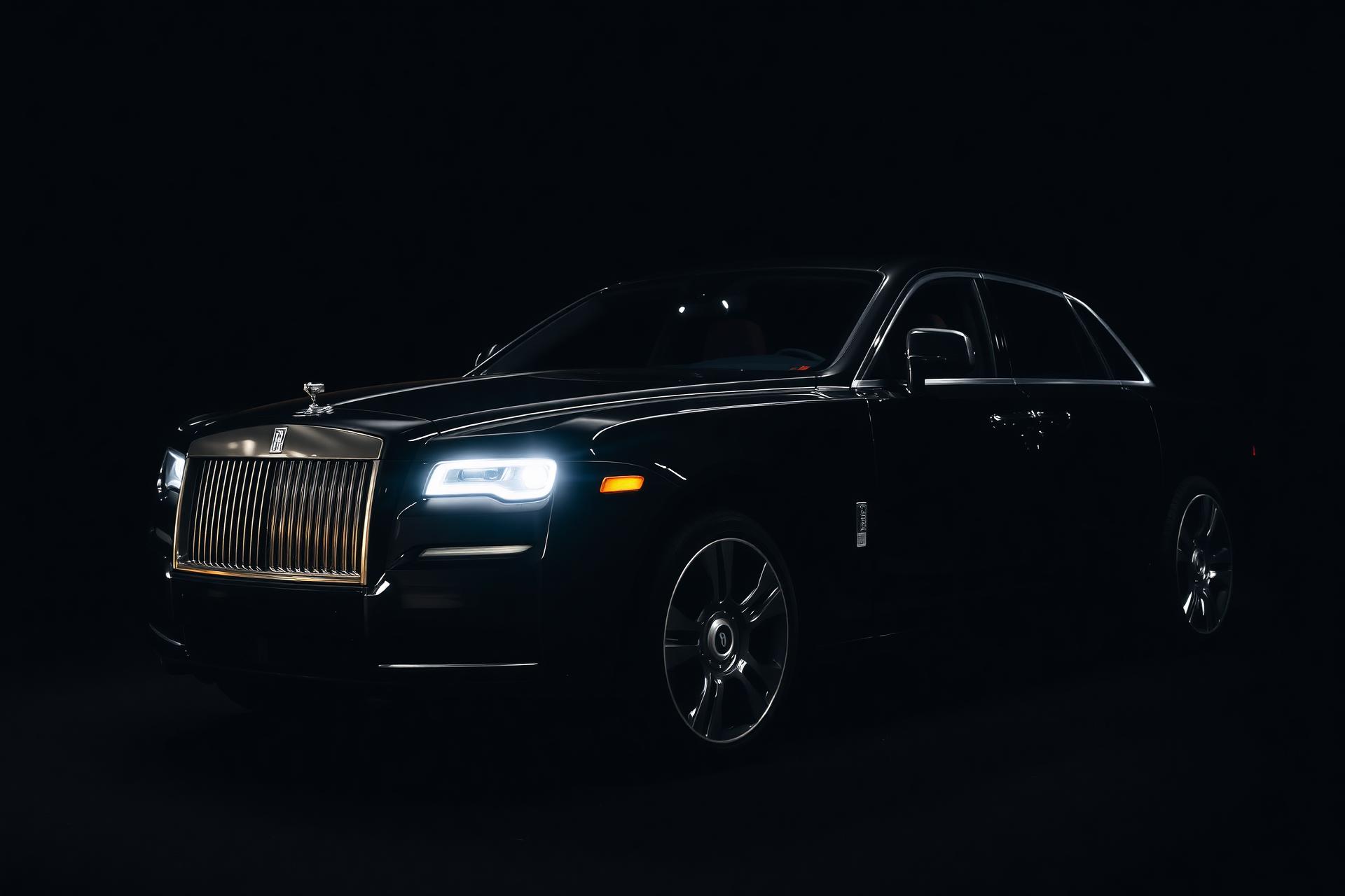 Luxury black car detailed by Fortress Detailing — mobile auto detailing in Washington DC, Maryland and Virginia